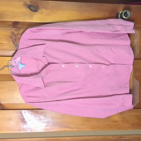 DENVER HAYES* faux suede button down long sleeve shacket shirt jacket - Picture 6 of 12